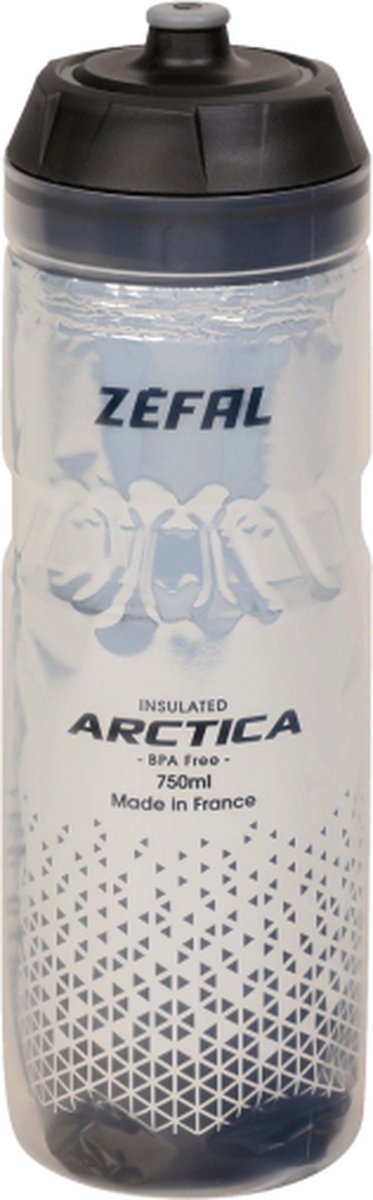 Zefal arctica 75 bidon - 750 ml - temperatuur vasthoudend - polypropyleen - bpa vrij - wit zilver