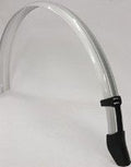 Gazelle achterspatbord 28 inch b50g wafel - zilver