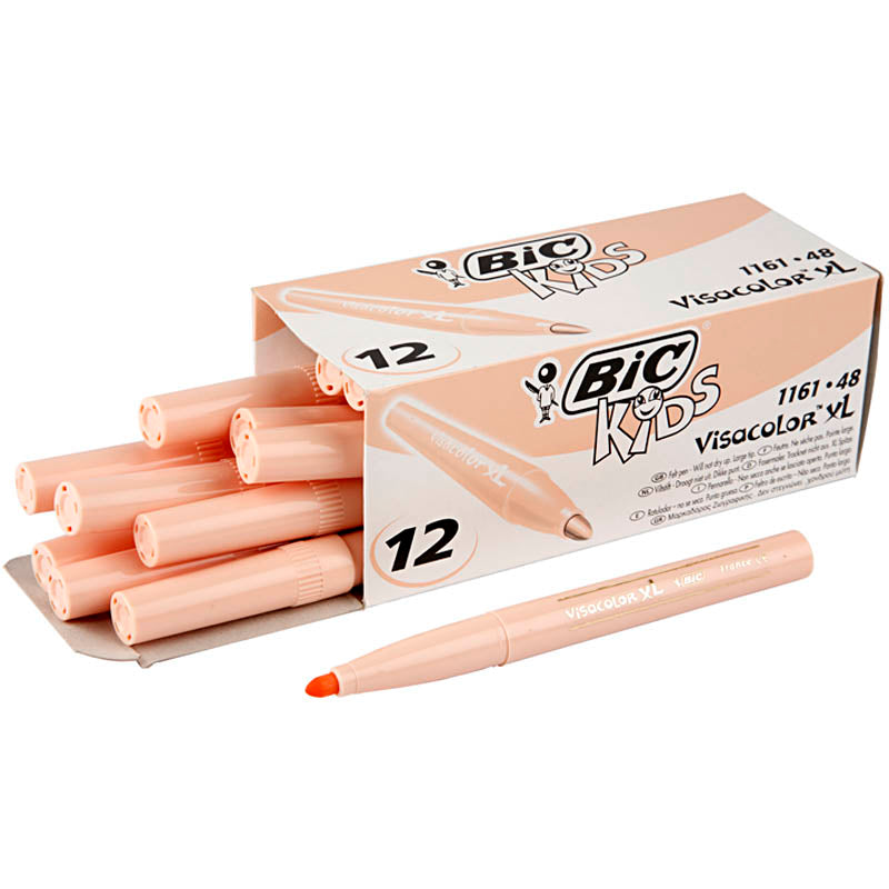 Bic http: www.cchobby.nl -visa-color-kleurstiften-lijndikte-3-mm-licht-beige-12-stuk-1-doos