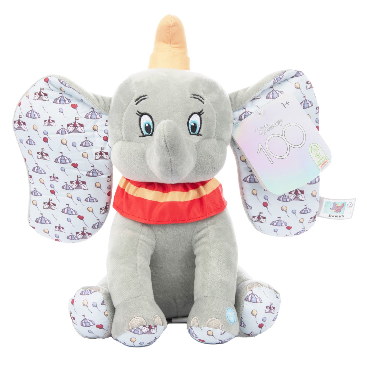Sambro Disney Kuscheltier Dumbo mit Sound, 30 cm