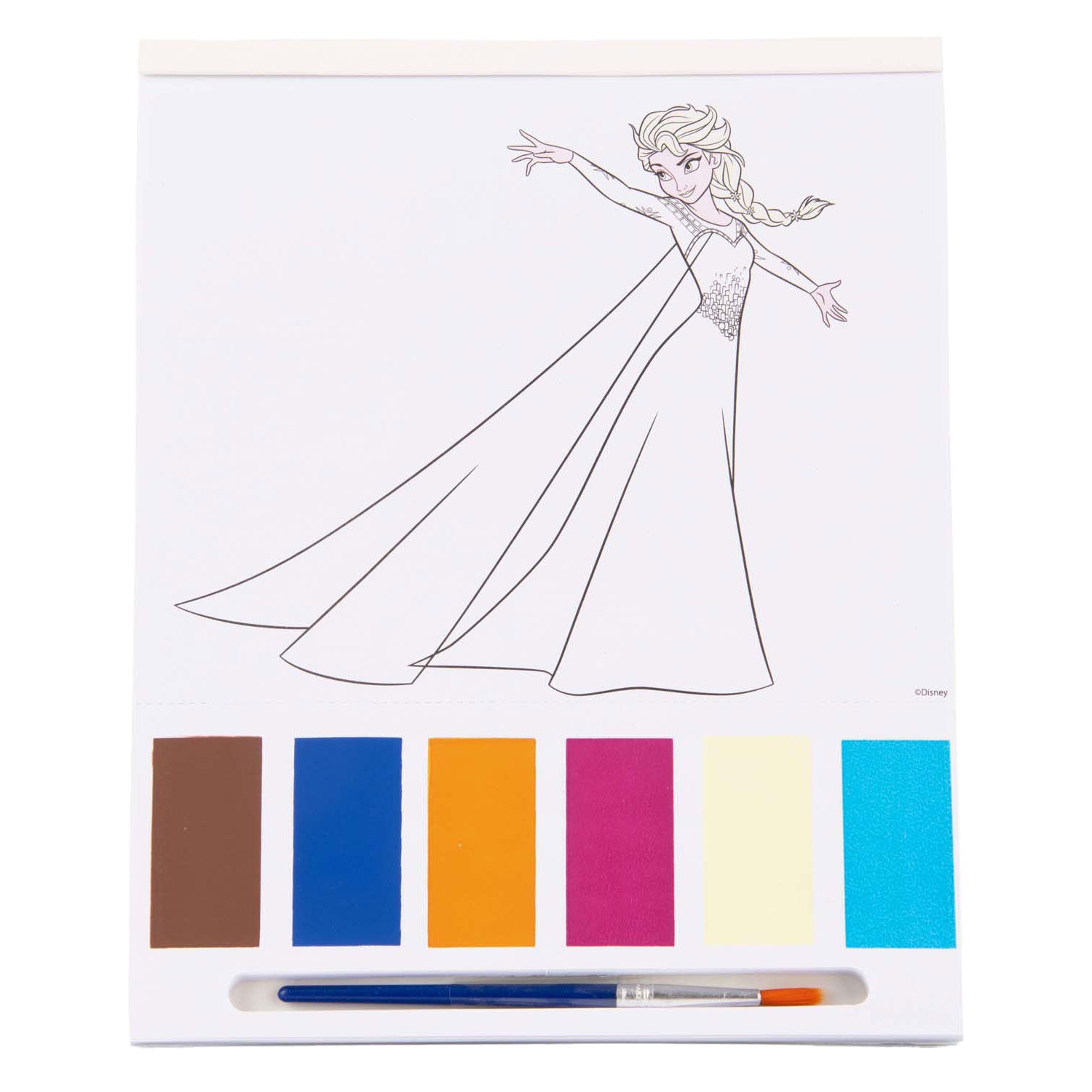 Sambro Disney Gefrorene Farben mit Wasserfarbe Block, 27 Stk.