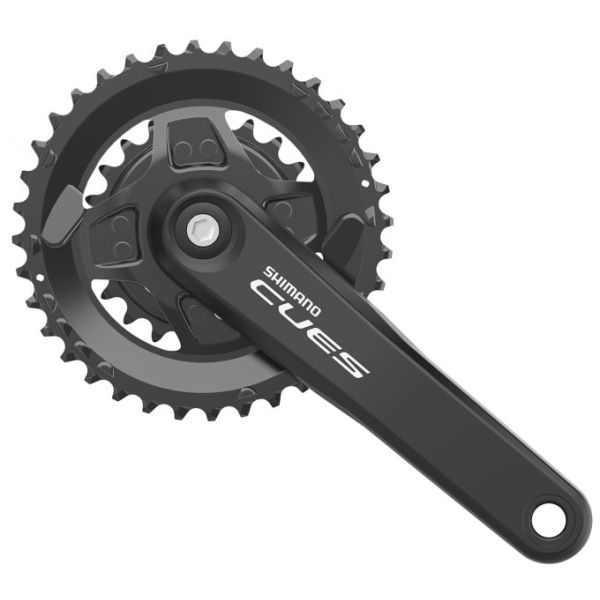 Kurbelgarnitur 2x9/10/11-fach Shimano CUES FC-U4000 mit 175 mm Kurbelarmlänge, 36-22 Zähne