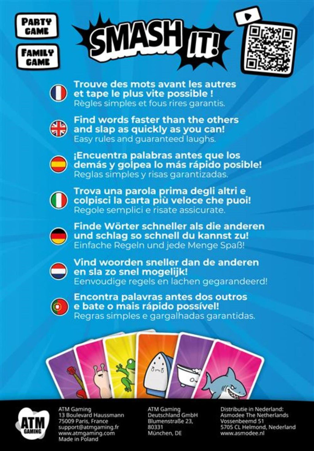 Asmodee smash it! kaartspel (nl versie)