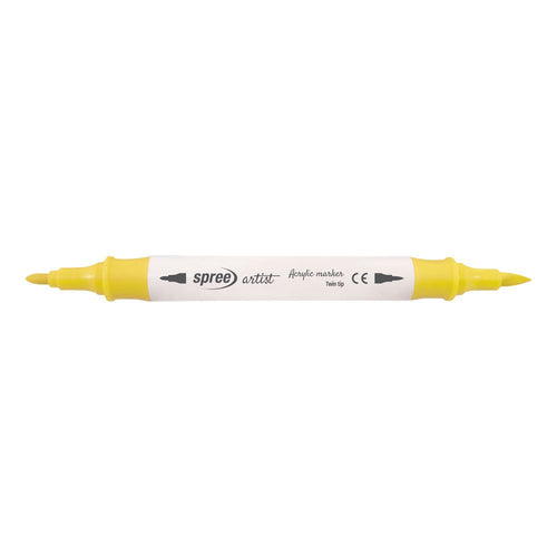 12 acryl dubbeltopmarkers soft brush