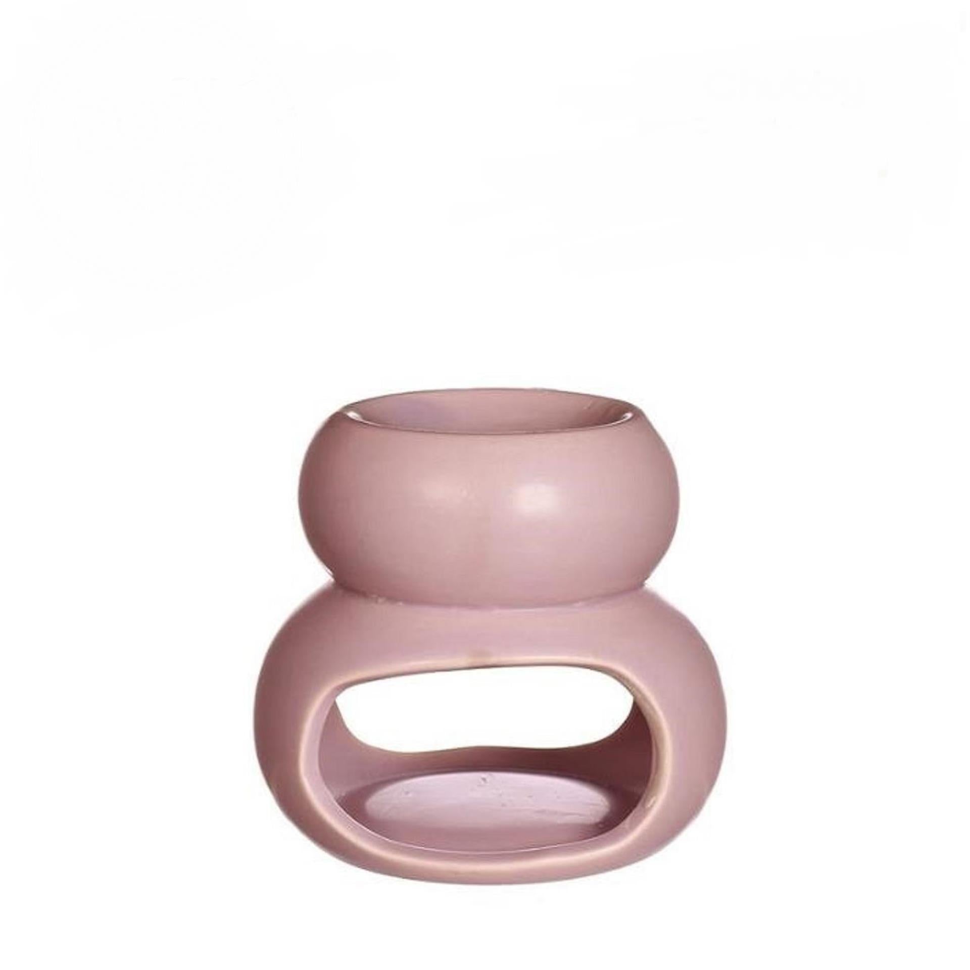 Ideas 4 seasons chubby geurbrander roze ø10xh9cm