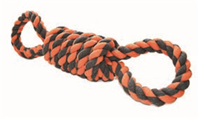 Happy Pet Nüsse für Knoten, extreme Spirale, 8er-Form, Zughilfe, grau-orange
