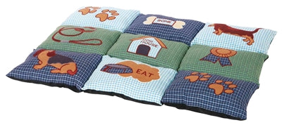 Trixie Hundekissen Patchwork blau grün