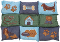 Trixie Hundekissen Patchwork blau grün