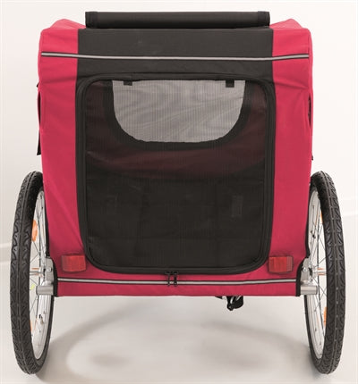 Trixie Hondenfietskar zwart rood