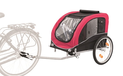 Trixie Hondenfietskar zwart rood