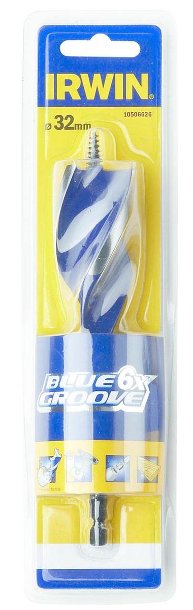Irwin houtboor blue groove ø32 mm lengte 150 mm