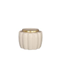 Ideas 4 seasons bloempot pouff crème ø12,6xh9,7cm