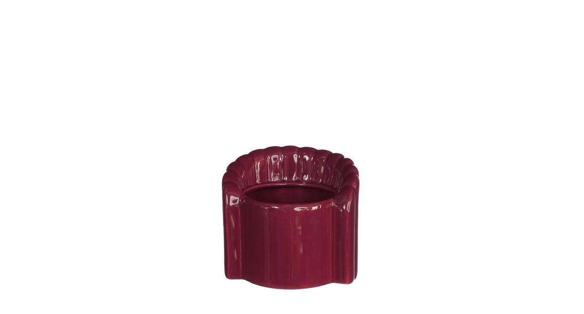 Pouff stoel aardewerk ø8,4 h.9 l.9,5 cm kers