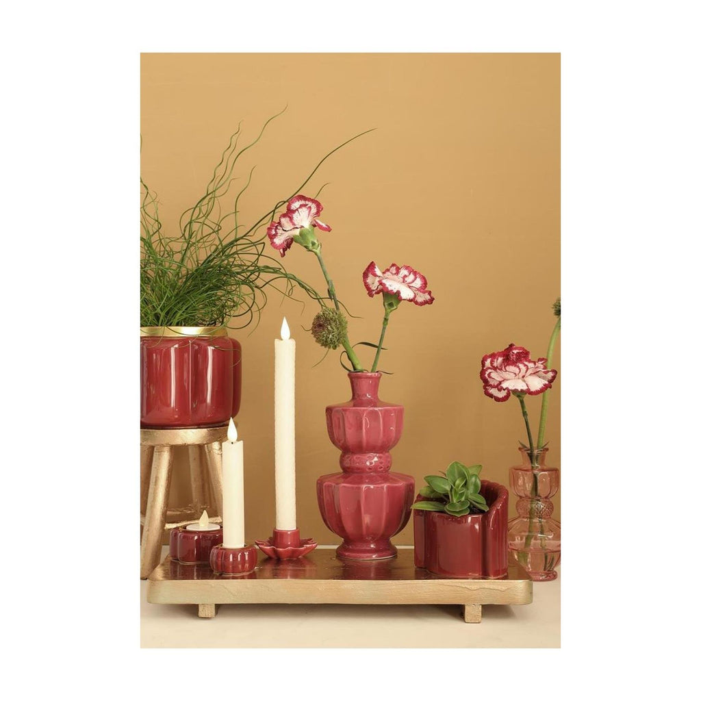 Ideas 4 seasons theelichthouder pouff kers ø7xh3,4cm