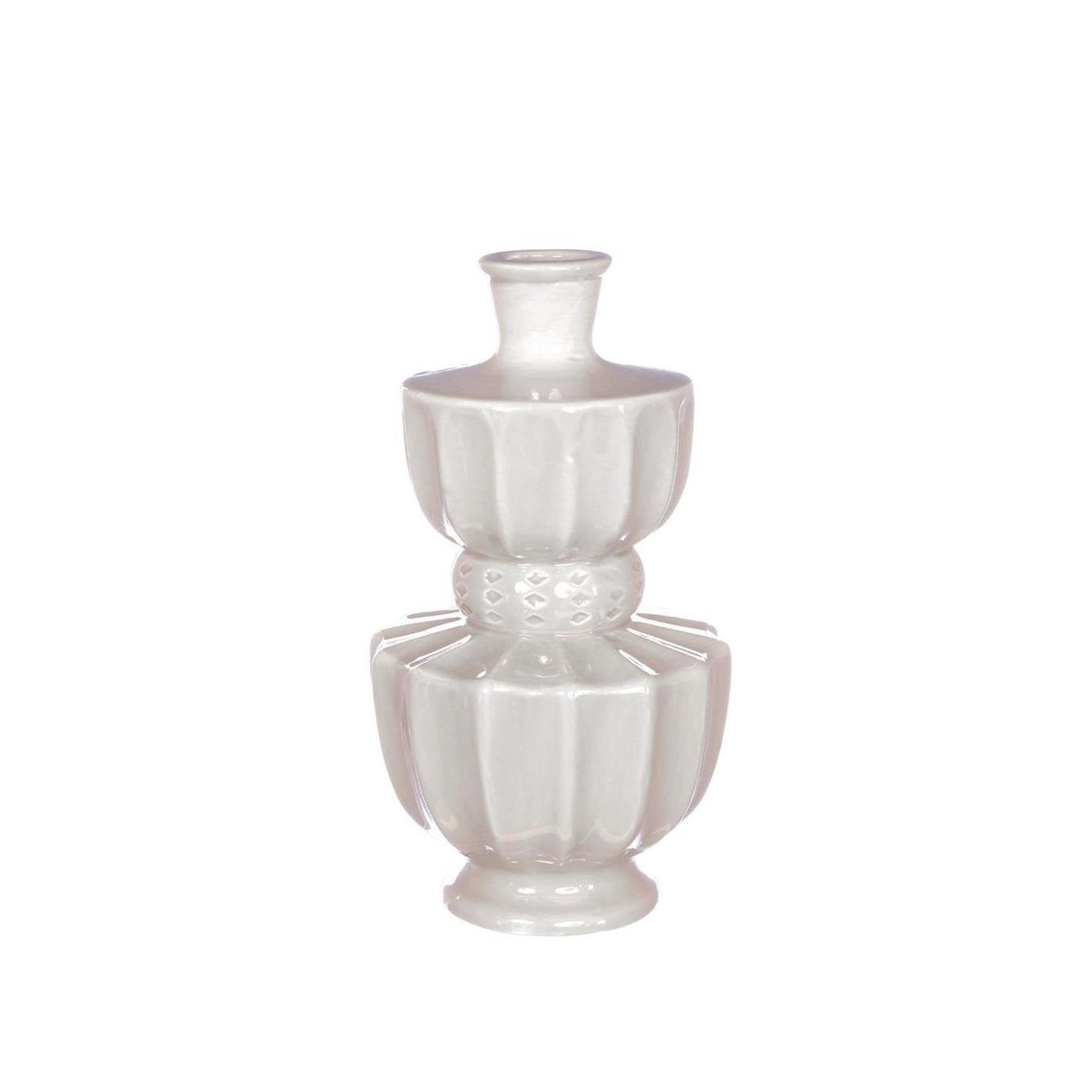Ideas 4 seasons vaas bellagio crème ø11xh20cm