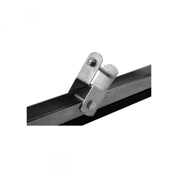 Bootsseitenstütze + Halterung 500x60x20mm