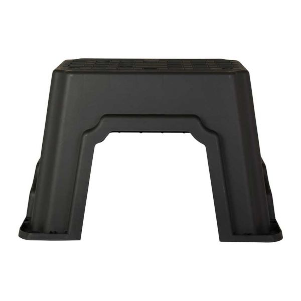 Wohnmobiltreppe, Wohnwagentreppe, 2 Stufen, schwarz