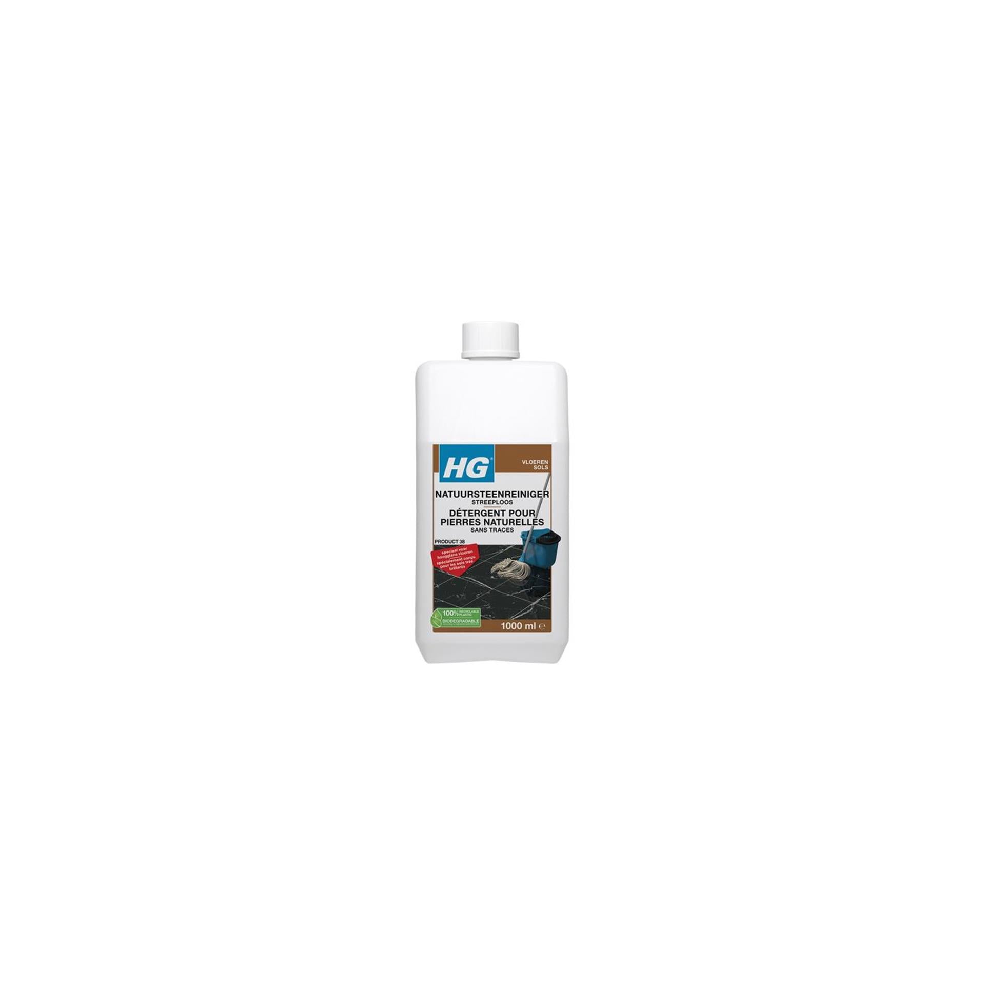 Hg natuursteenreiniger streeploos