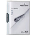 Klemmap duraswing durable kunststof a4 220x306mm transparant grafiet
