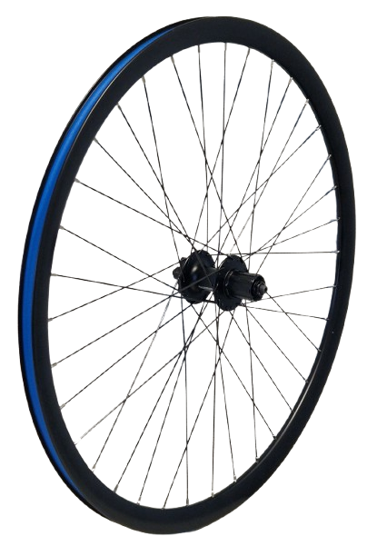 KGZ Hinterrad 28 Zoll (622), Kassette 8-10-fach, Speichen, schwarze Felge, schwarze Scheibenbremse, 6-Loch-Ausfallende
