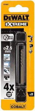 Dewalt accessoires hss industrial cobalt metaalboor 2.5mm - dt4901-qz