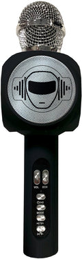 Lexibook iparty bluetooth® karaoke microfoon met luidspreker, verlichting en stemvervormerfunctie