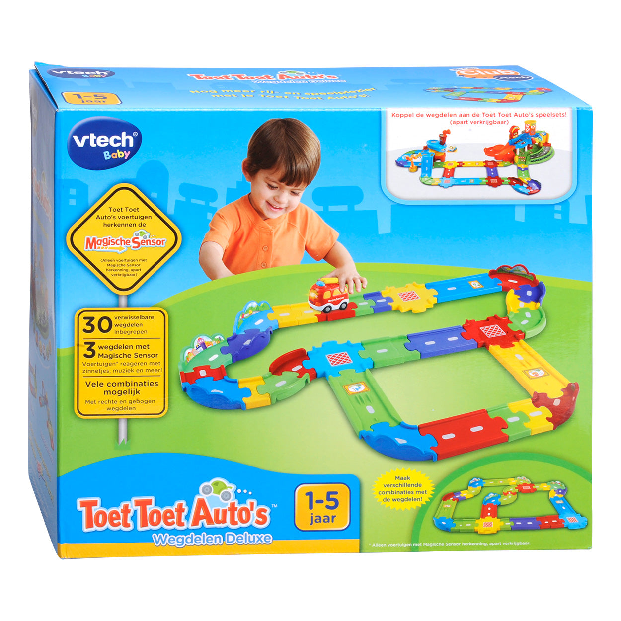 Vtech toet toet auto´s wegdelen de lux