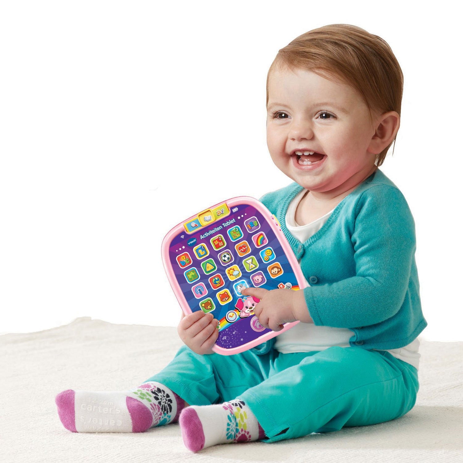 Vtech baby activiteiten tablet - educatief speelgoed - kinder speelgoed computer - vormen, cijfers meer - van 9 tot 36 maanden