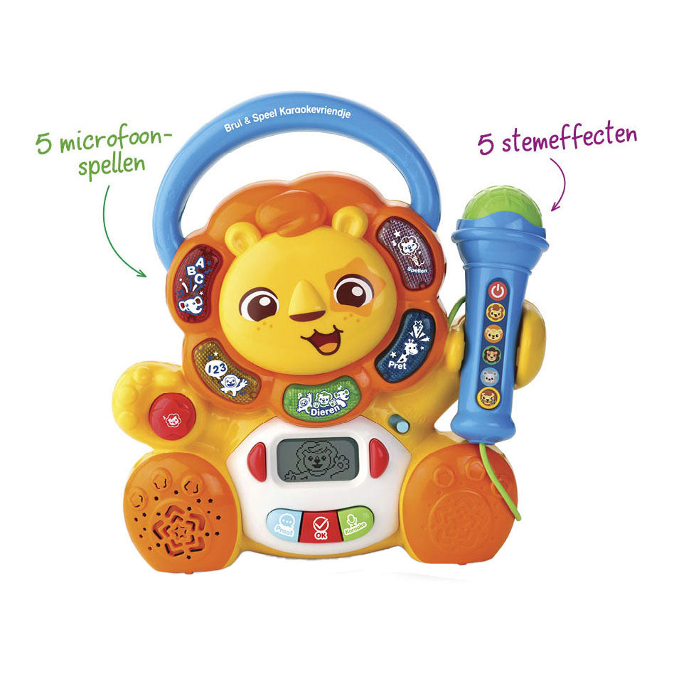 Vtech Brul spielen Karaoke Friend 33 cm Mehrfarbigor