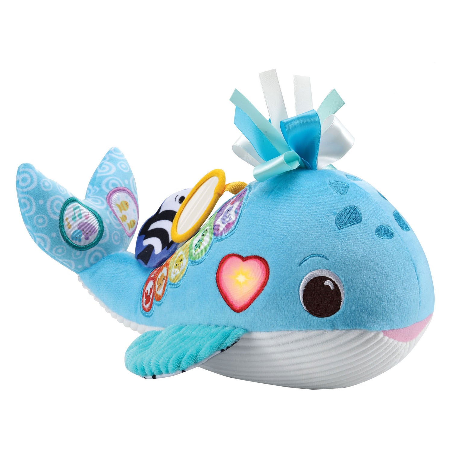 Vtech Green Knuffel en Leer Walvis