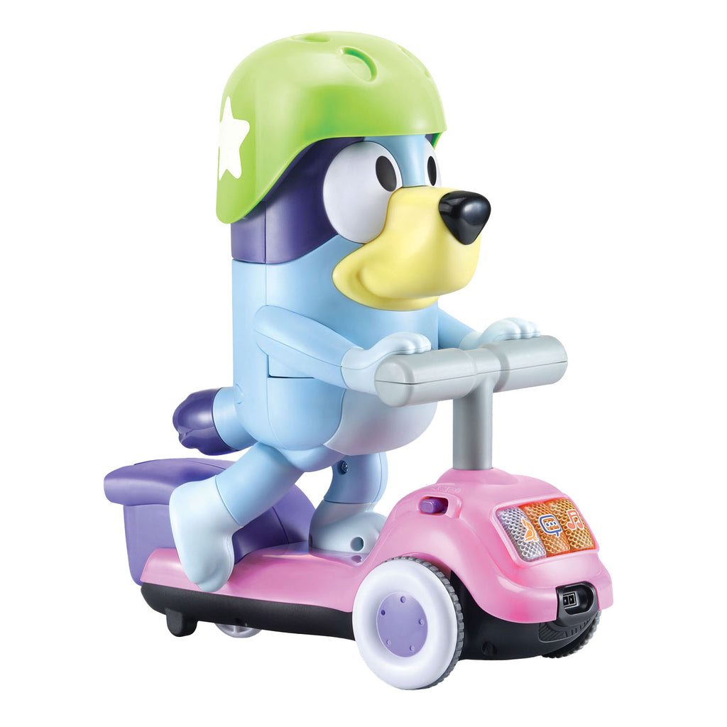 Blaue lustige Rollerfigur von VTech