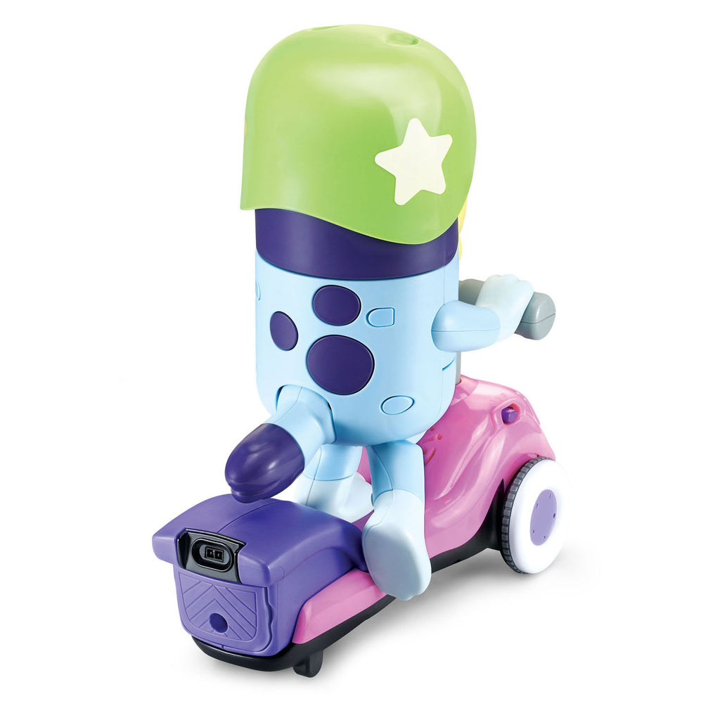 Blaue lustige Rollerfigur von VTech
