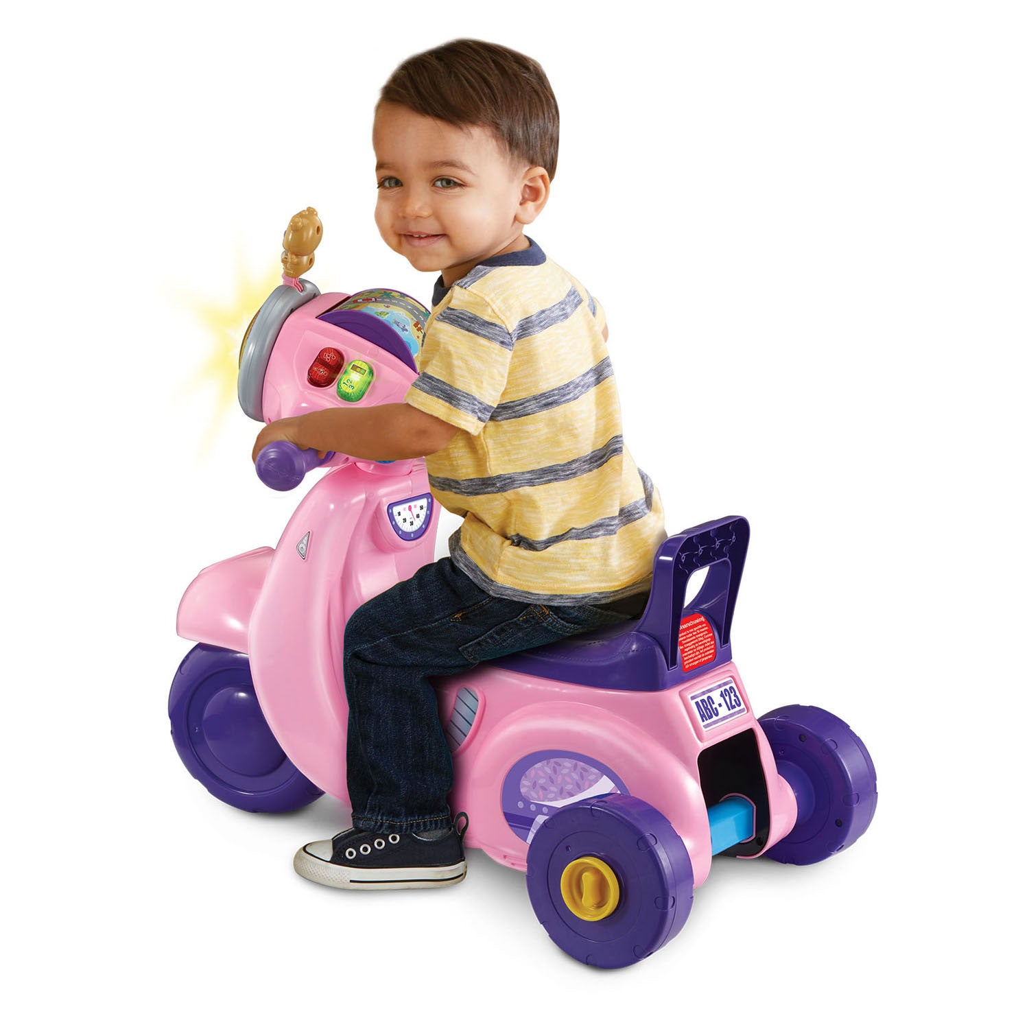 VTech 2in1 Balance Scooter rosa