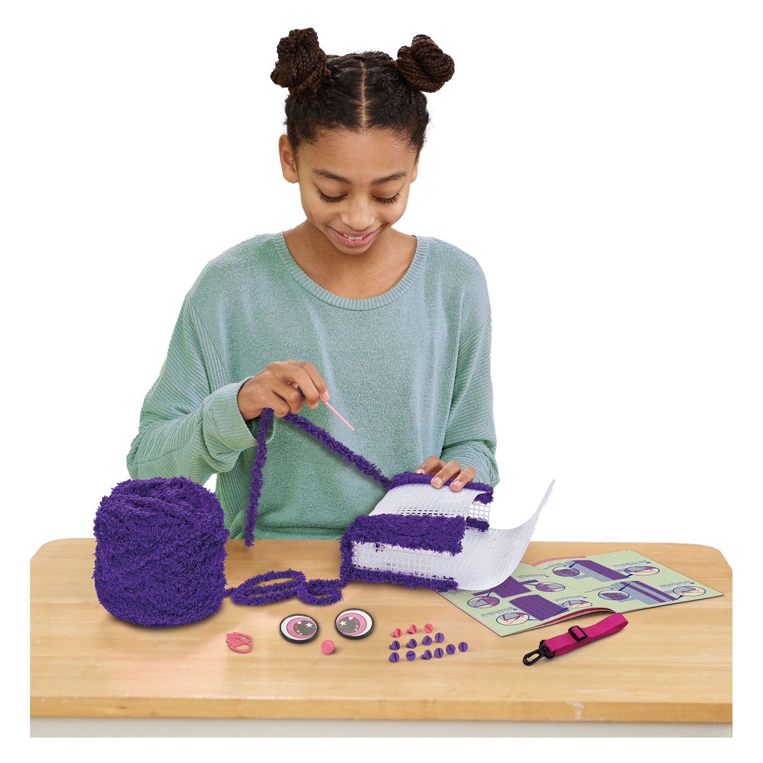 Kid'couture cat creëer leer handtas