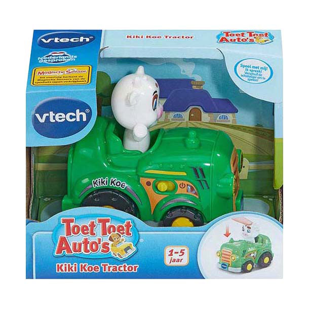 Vtech toet toet auto - kiki koe tractor met licht en geluid
