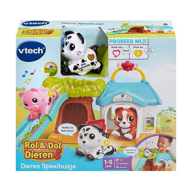 Vtech - rol dol dieren - dieren speelhuisje
