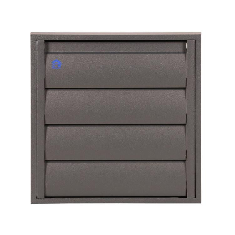 Renson 1062415 - skin opbouw dampkaprooster alu433 (173x173) structuur 7016 | 2 stuks
