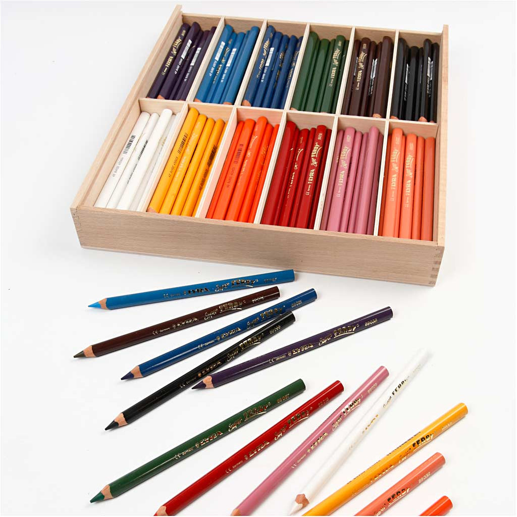 Https: www.cchobby.nl super-ferby-1-kleurpotloden-l-18-cm-vulling-6-25-mm-diverse-kleuren-12x12-stuk-1-doos