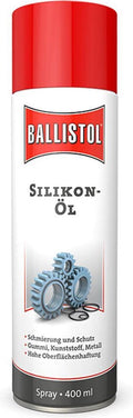 Ballistol silicone spray 400ml - voor metaal, rubber, kunststof, hout en leer