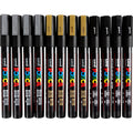 Https: www.cchobby.nl posca-marker-afm-pc-3m-lijndikte-0-9-1-3-mm-fijn-zwart-goud-zilver-12-div-1-doos