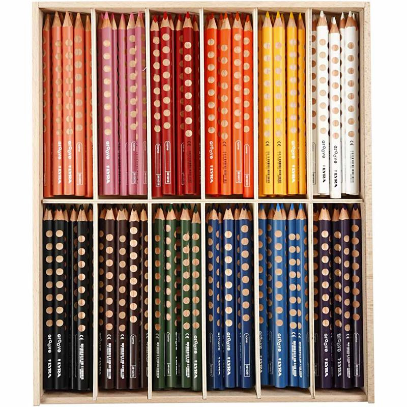Https: www.cchobby.nl groove-kleurpotloden-l-18-cm-vulling-4-25-mm-diverse-kleuren-12x12-stuk-1-doos