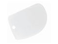 Westmark deegschraper nylon wit 12x9cm pak a 10 stuks kunststof