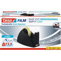 Plakbandhouder tesa easy cut zwart 25mm x 66 m