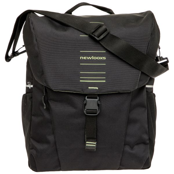 Newlooxs tas new looxs vigo enkel | zwart groen | 20l