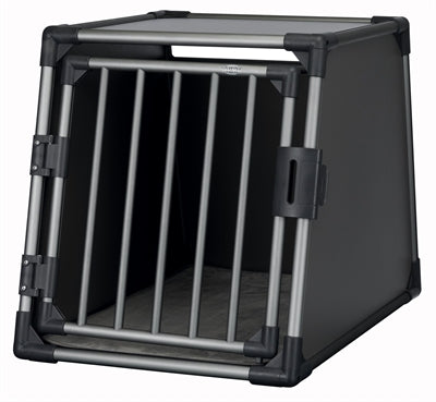 Trixie vervoersbox aluminium grafiet - m–l: 86x61x65 cm