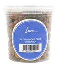 Ich bin ein Katzenleckerli mit Lachs und Gemüse