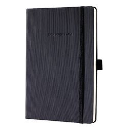 Sigel notitieboek conceptum pure a5 zwart hardcover 194 pagina's 80 grams ruit