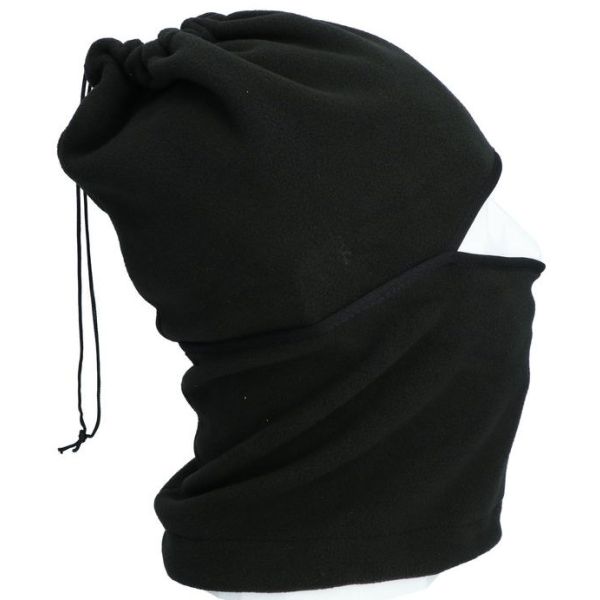 Multifunktionaler Nackenwärmer Edge – Polyester – Schwarz