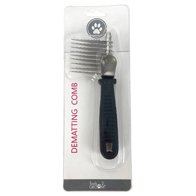 Tools-2-groom klittenkam kunststof greep