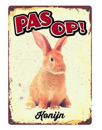Plenty Gifts Hasen-Blechschild
